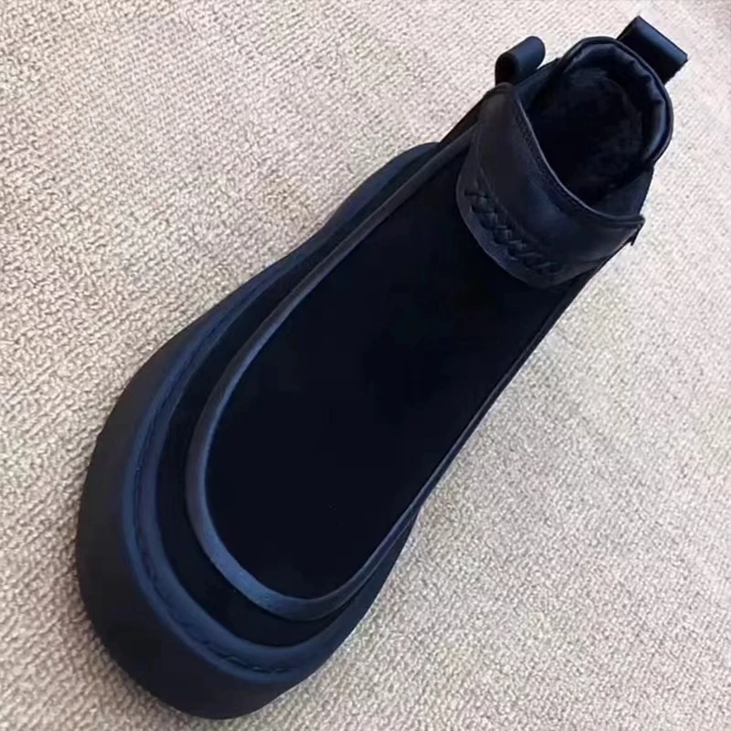 Men's High-Top Chelsea Boots Winter Warm Fce Lined Casual Boots Soft Bot Trendy Boot Briti Sle Mid-Calf
Men's High-Top Chelsea Boots Winter Warm Fce Lined Casual Boots Soft Bot Trendy Boot Briti Sle Mid-Calf