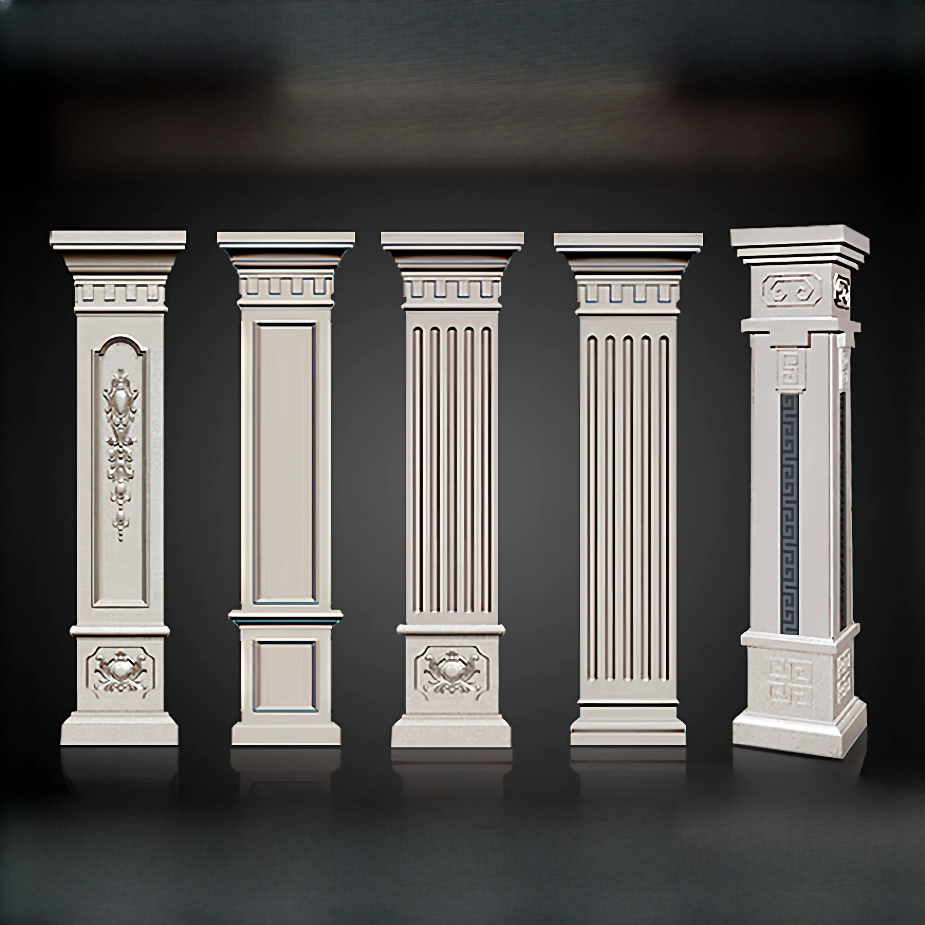 Roman column mold square column European villa gate architectural formwork decorative modeling cement pillar square model
Roman column mold square column European villa gate architectural formwork decorative modeling cement pillar square model