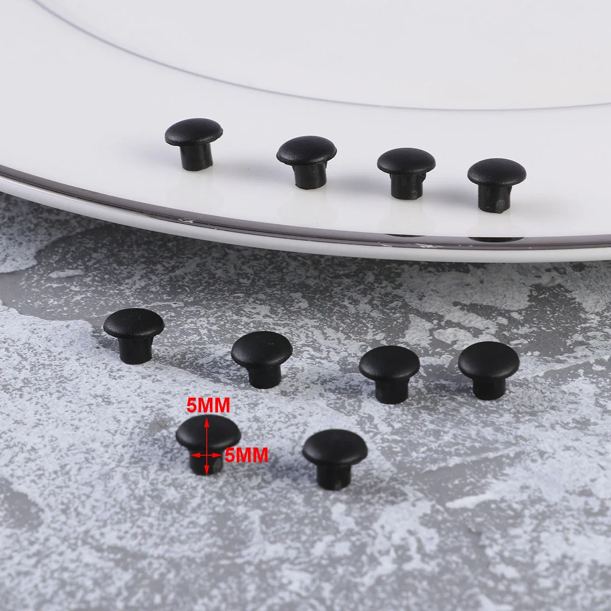 100Pcs 5mm Black Plastic Hinge Screw Covers for Furniture Doors Windows Easy Installation Hide Screws Aesthetically 
100Pcs 5mm Black Plastic Hinge Screw Covers for Furniture Doors Windows Easy Installation Hide Screws Aesthetically