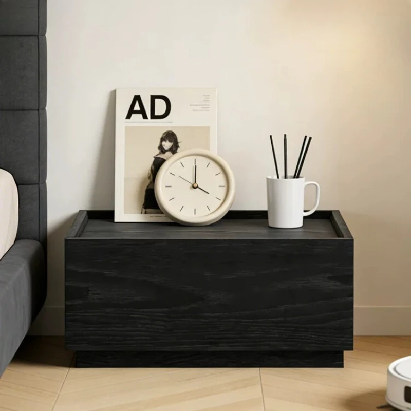 Modern Solid Wood Nightstand Single Layer Block Style Floor Cabinet Simple Storage Organizer for Bedroom Bedside Home Furniture
Modern Solid Wood Nightstand Single Layer Block Style Floor Cabinet Simple Storage Organizer for Bedroom Bedside Home Furniture