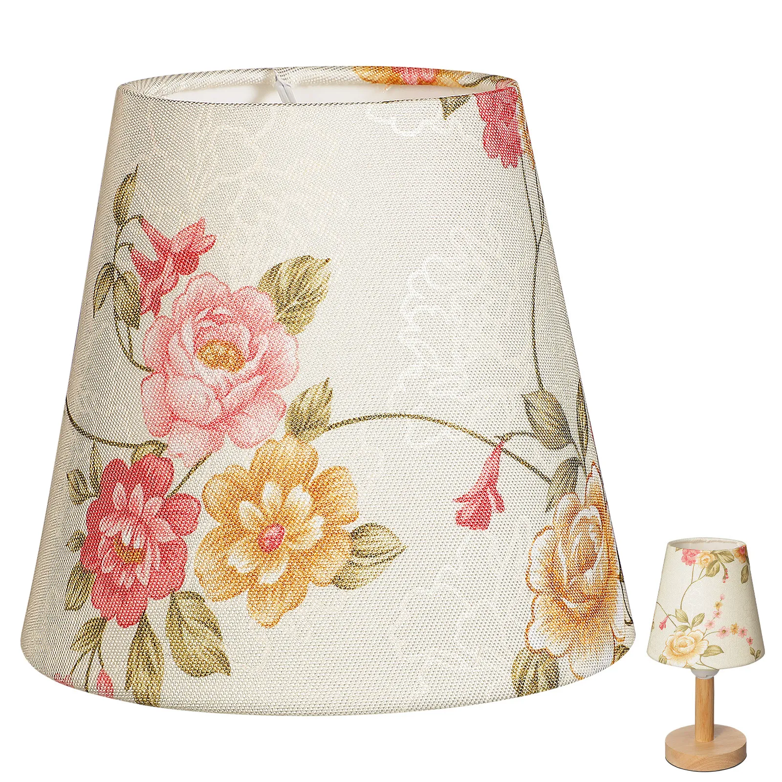Rustic Small Flower Lampshade for Desk Bedside Table Floor Lamps Light Weight Simple Fabric Iron Modern Farmhouse Decor table
Rustic Small Flower Lampshade for Desk Bedside Table Floor Lamps Light Weight Simple Fabric Iron Modern Farmhouse Decor table
