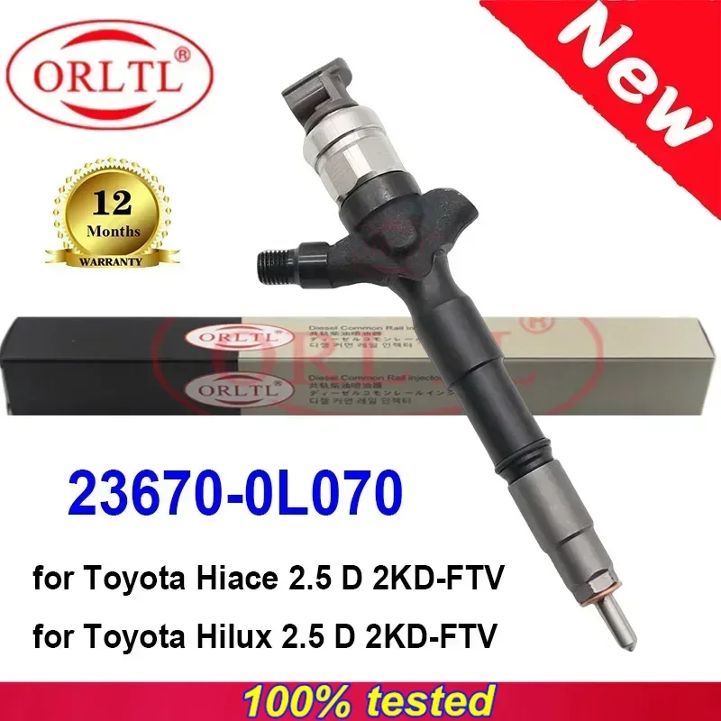Diesel 23670-0L070 Genuine Fuel Injector 23670 0L070 236700L070 295040-7490 For Toyota Hiace Hilux 2.5 D 2KD-FTV
Diesel 23670-0L070 Genuine Fuel Injector 23670 0L070 236700L070 295040-7490 For Toyota Hiace Hilux 2.5 D 2KD-FTV