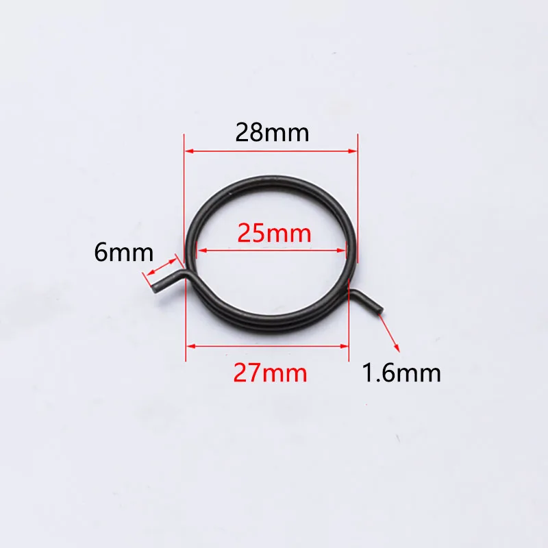 1.6x28x6mm Anti-theft Door Lock Torsion Spring Repaired Metal Coil Replacement Accessories Parts for Electronic Locks Handle
1.6x28x6mm Anti-theft Door Lock Torsion Spring Repaired Metal Coil Replacement Accessories Parts for Electronic Locks Handle