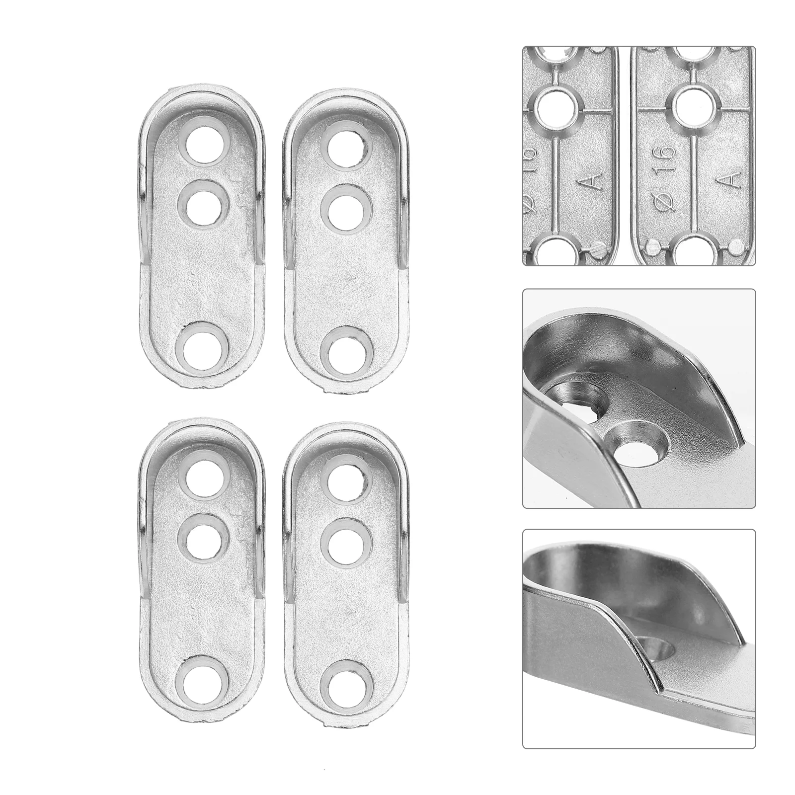 12 Pcs Clothes Rail Tube Holder Closet Rod Bracket Curtain Brackets Zinc Alloy Flange Wardrobe Pole Iron Shelving
12 Pcs Clothes Rail Tube Holder Closet Rod Bracket Curtain Brackets Zinc Alloy Flange Wardrobe Pole Iron Shelving