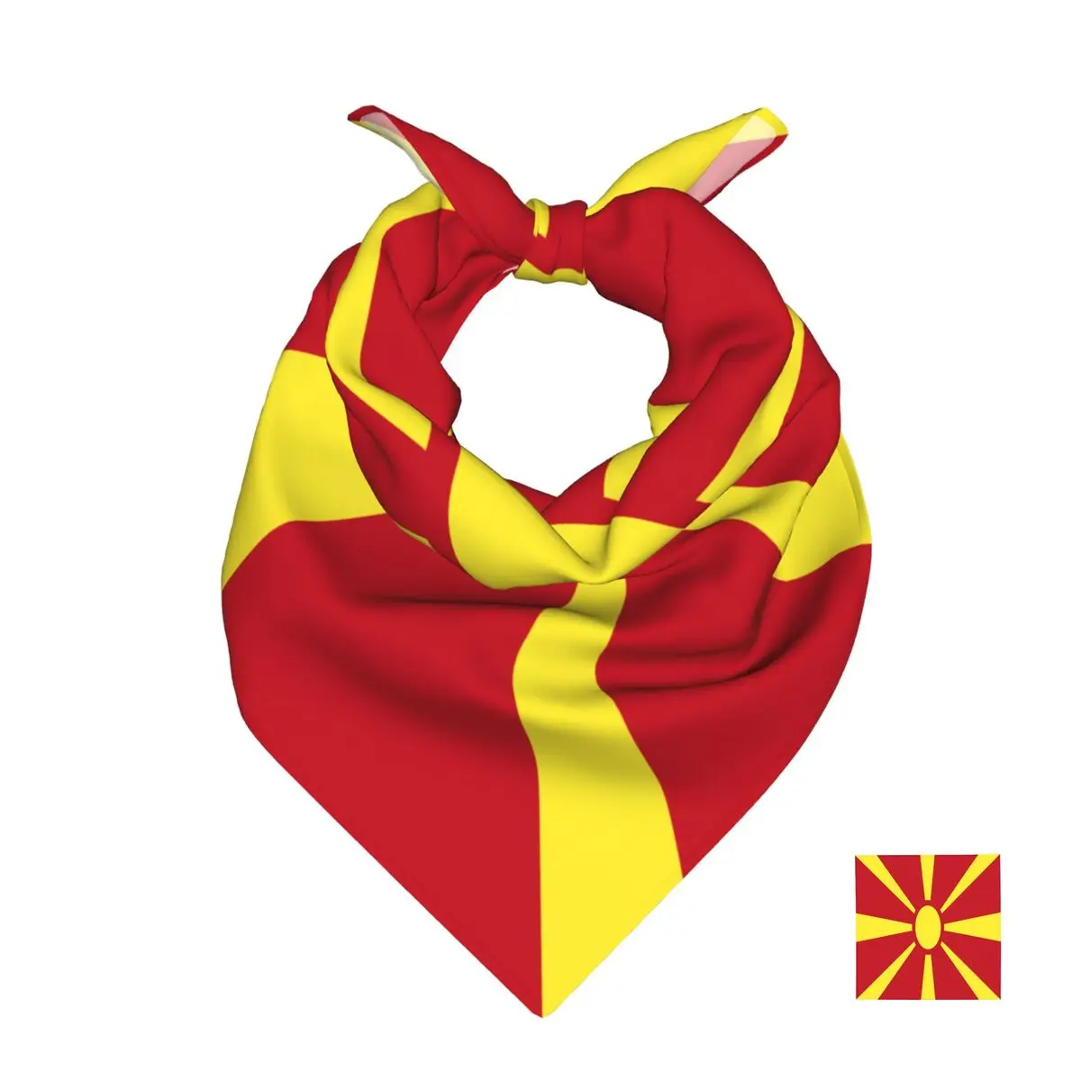 Macedonia Flag Square Scarf Soft Breathable Daily Kerchief
Macedonia Flag Square Scarf Soft Breathable Daily Kerchief