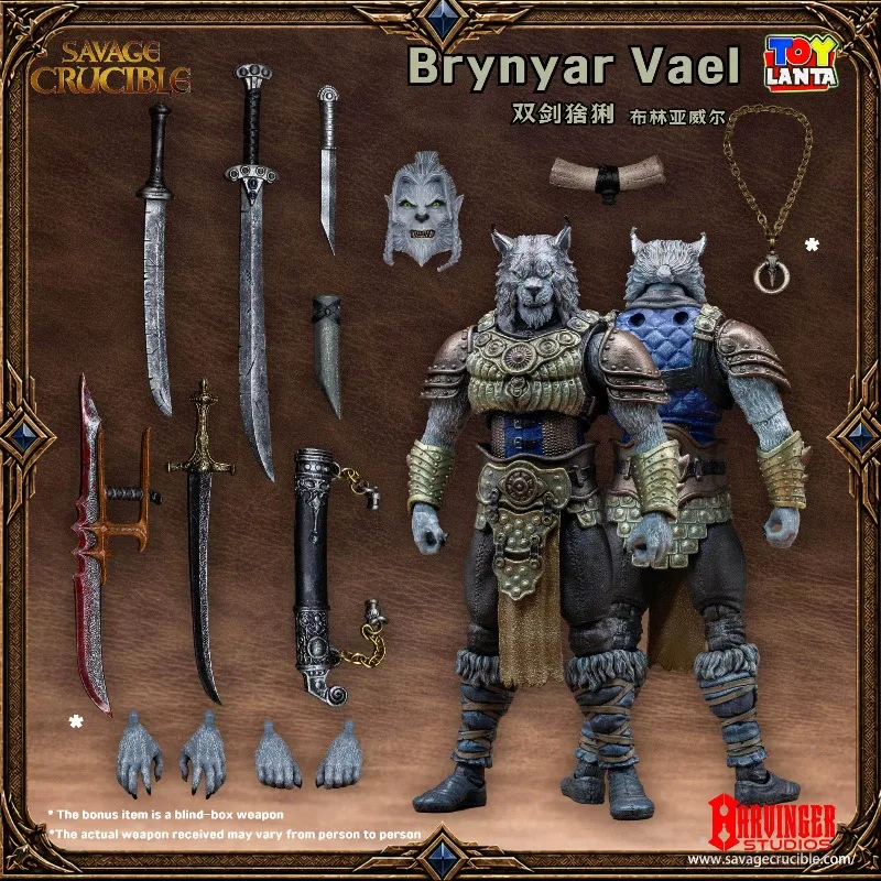 Genuine in Stock Harbinger HS Studio 1/12 Savage Furnace Purgatory Twin Swords Lynx Brynya Limited Action FigureToys Gifts
Genuine in Stock Harbinger HS Studio 1/12 Savage Furnace Purgatory Twin Swords Lynx Brynya Limited Action FigureToys Gifts
