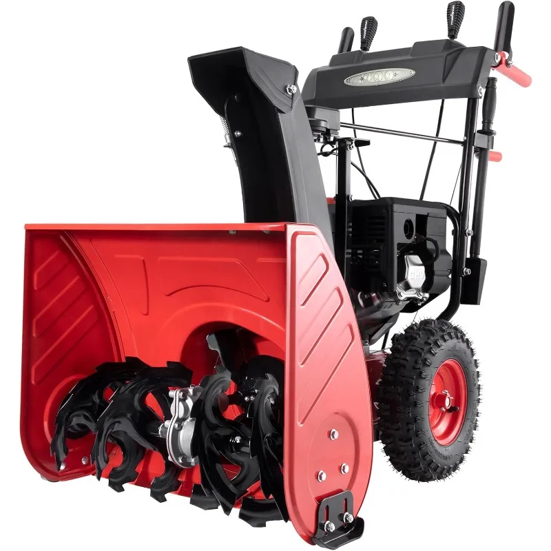 PowerSmart Snow Blower Gas Powered 26 Inch Self-Propelled 2-Stage 252cc Engine with Electric Start, LED Headlight
PowerSmart Snow Blower Gas Powered 26 Inch Self-Propelled 2-Stage 252cc Engine with Electric Start, LED Headlight