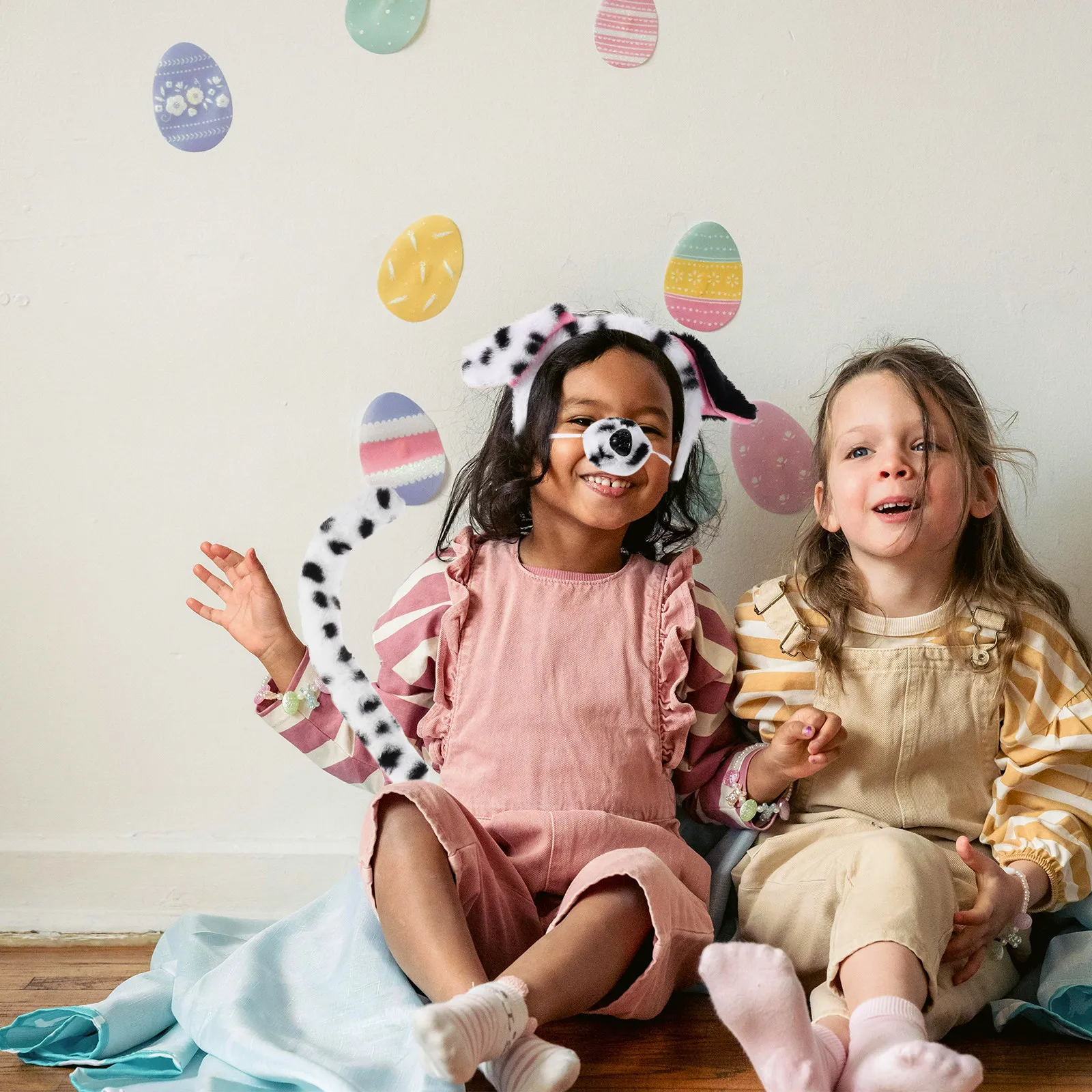 Комплект костюма далматина: повязка на голову с ушками, хвостом и носом для детей, тематический набор с ушками собаки для Хэллоуина
Комплект костюма далматина: повязка на голову с ушками, хвостом и носом для детей, тематический набор с ушками собаки для Хэллоуина