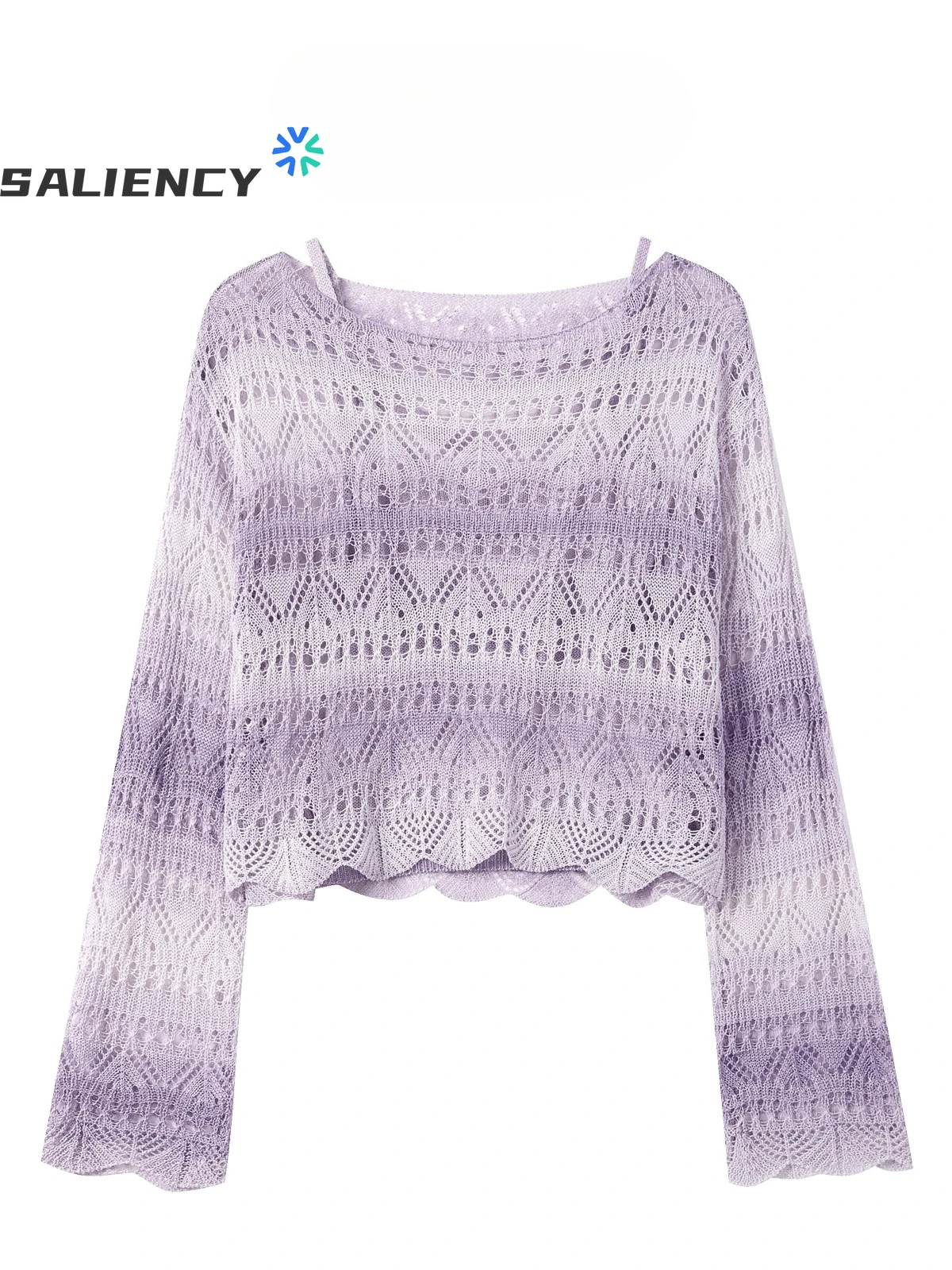 Women's Gradient Knit Lace-Up Long Sleeve Cover-Up 2025 Summer Hollow Out Loose Tank Top Two-Piece Set Breathable Y2K T Shirt
Women's Gradient Knit Lace-Up Long Sleeve Cover-Up 2025 Summer Hollow Out Loose Tank Top Two-Piece Set Breathable Y2K T Shirt