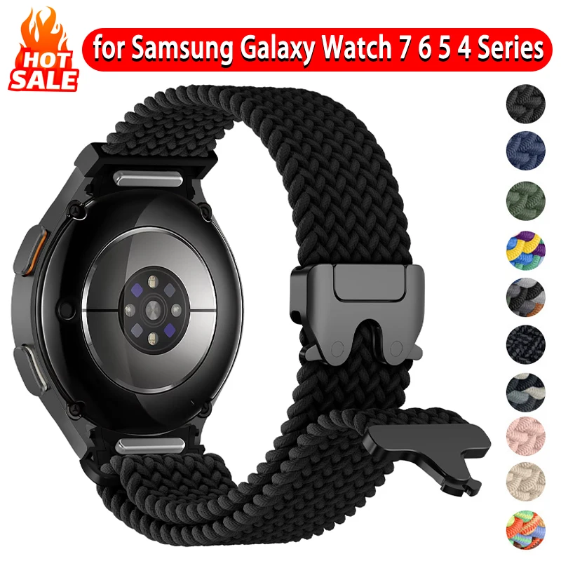 Parachute Strap for Samsung Galaxy Watch 7 6 5 4 FE 40mm 44mm/5 Pro 45mm Correa Bracelet Watch6 Classic 47mm 43mm Braided Band
Parachute Strap for Samsung Galaxy Watch 7 6 5 4 FE 40mm 44mm/5 Pro 45mm Correa Bracelet Watch6 Classic 47mm 43mm Braided Band