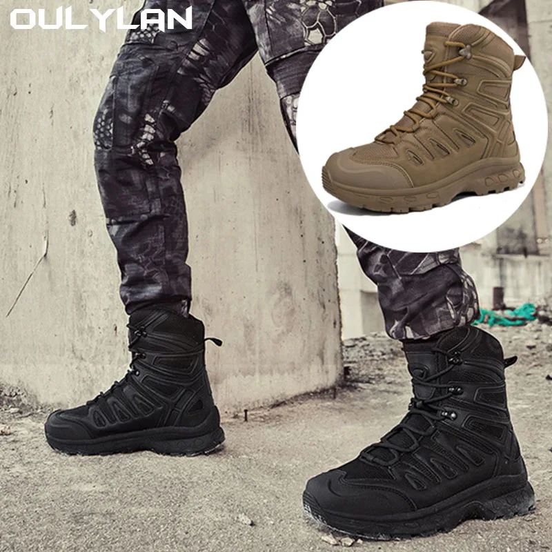 Hiking Large Size Shoes Men's Desert Boots Men Tactical Boots Durable Training Shoes Sports Climbing Ankle Boots
Hiking Large Size Shoes Men's Desert Boots Men Tactical Boots Durable Training Shoes Sports Climbing Ankle Boots