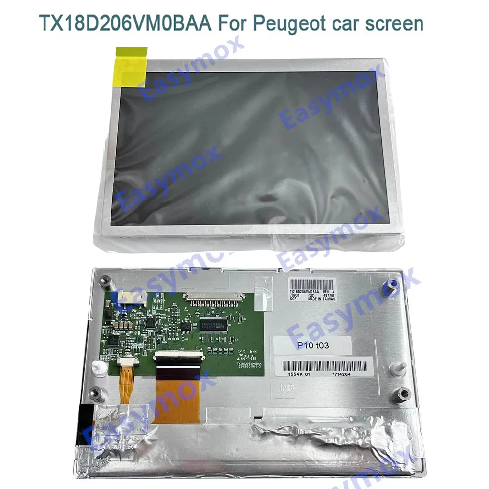 7inch TFT LCD Display Screen TX18D206VM0BAA For Peugeot Car 800*480 WLED Panel Navigation Replacement
7inch TFT LCD Display Screen TX18D206VM0BAA For Peugeot Car 800*480 WLED Panel Navigation Replacement