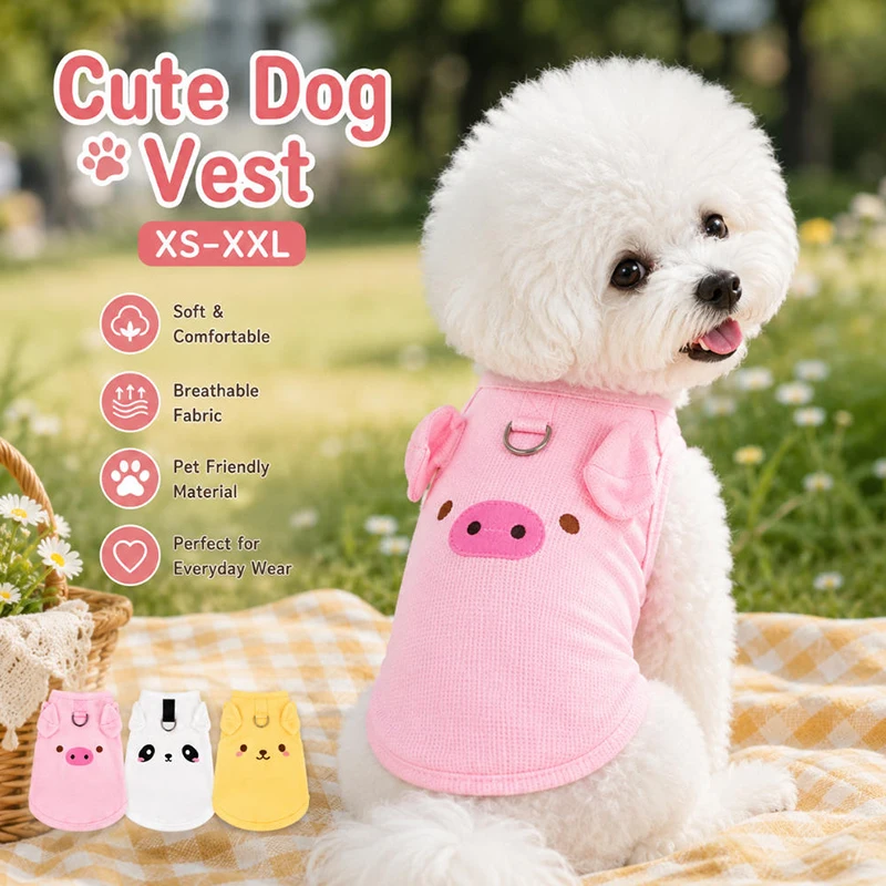 Dog Clothes for Small Dogs Thin Cute Dog Vest Puppy Clothes Breathable Chihuahua Clothes Cat Vest Teddy Bulldog Pet Supplies
Dog Clothes for Small Dogs Thin Cute Dog Vest Puppy Clothes Breathable Chihuahua Clothes Cat Vest Teddy Bulldog Pet Supplies
