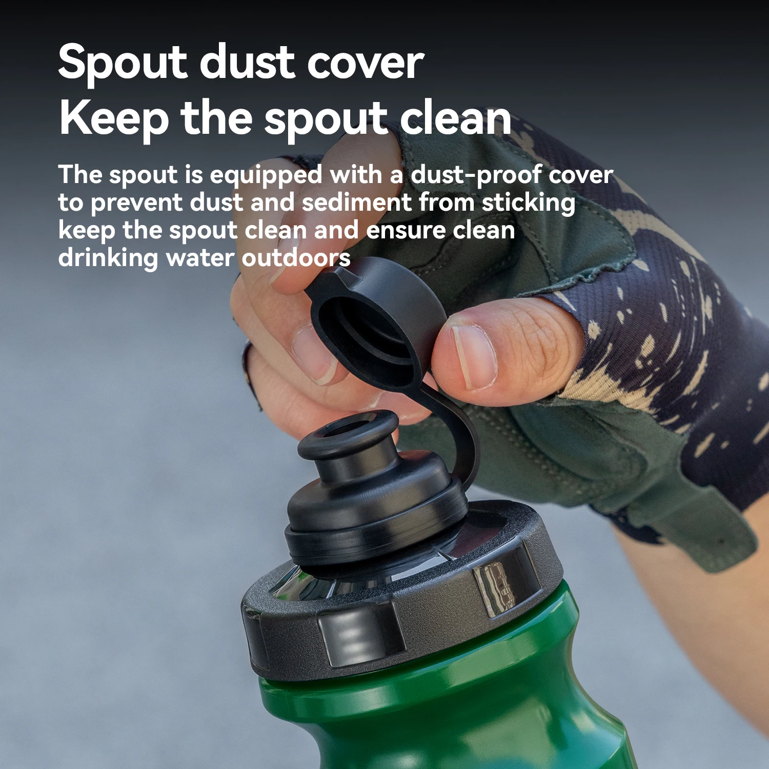 ROCKBROS Bicycle Water Bottle 600ML Large Capacity with Spout Dust Bottle Cover Outdoor Sports Portable Cycling Water Bottle
ROCKBROS Bicycle Water Bottle 600ML Large Capacity with Spout Dust Bottle Cover Outdoor Sports Portable Cycling Water Bottle