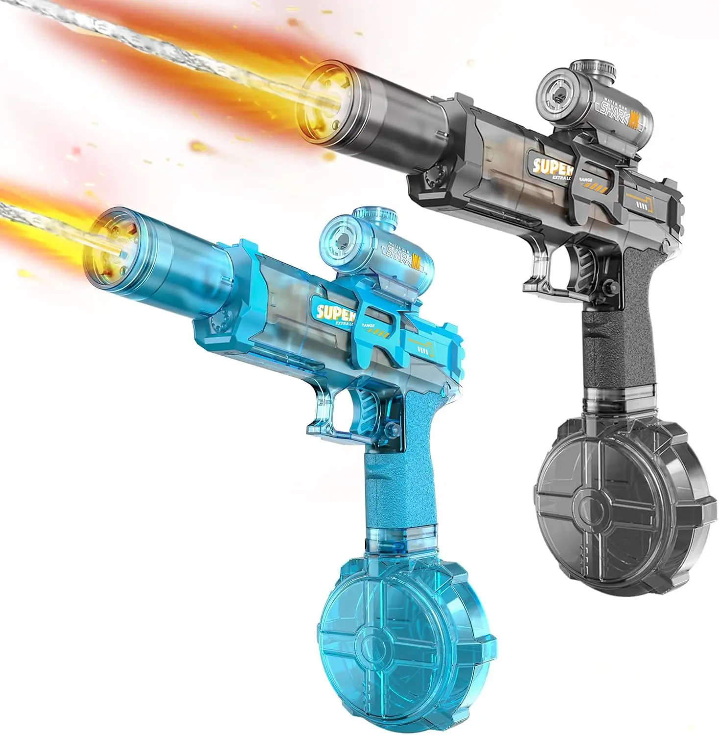 Electric Water Gun with LED Light, Long Range Automatic Squirt Gun for Outdoor Pool Party Fun, 2-Pack Pistol
Electric Water Gun with LED Light, Long Range Automatic Squirt Gun for Outdoor Pool Party Fun, 2-Pack Pistol