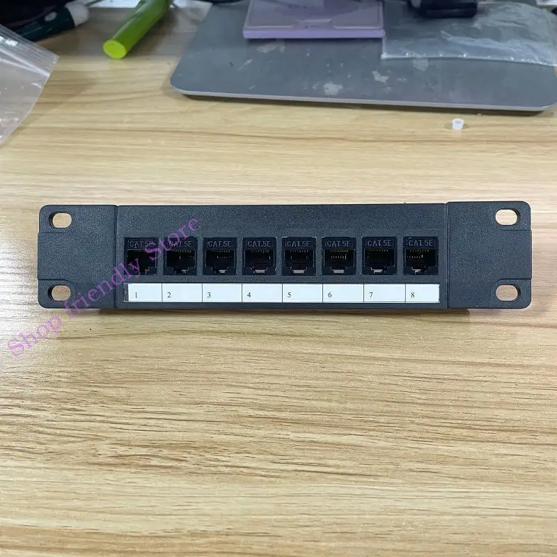 594A Ethernet Patch Panel CAT5e 8 Port RJ45 Wall & Rack Mount Keystone Module
594A Ethernet Patch Panel CAT5e 8 Port RJ45 Wall & Rack Mount Keystone Module