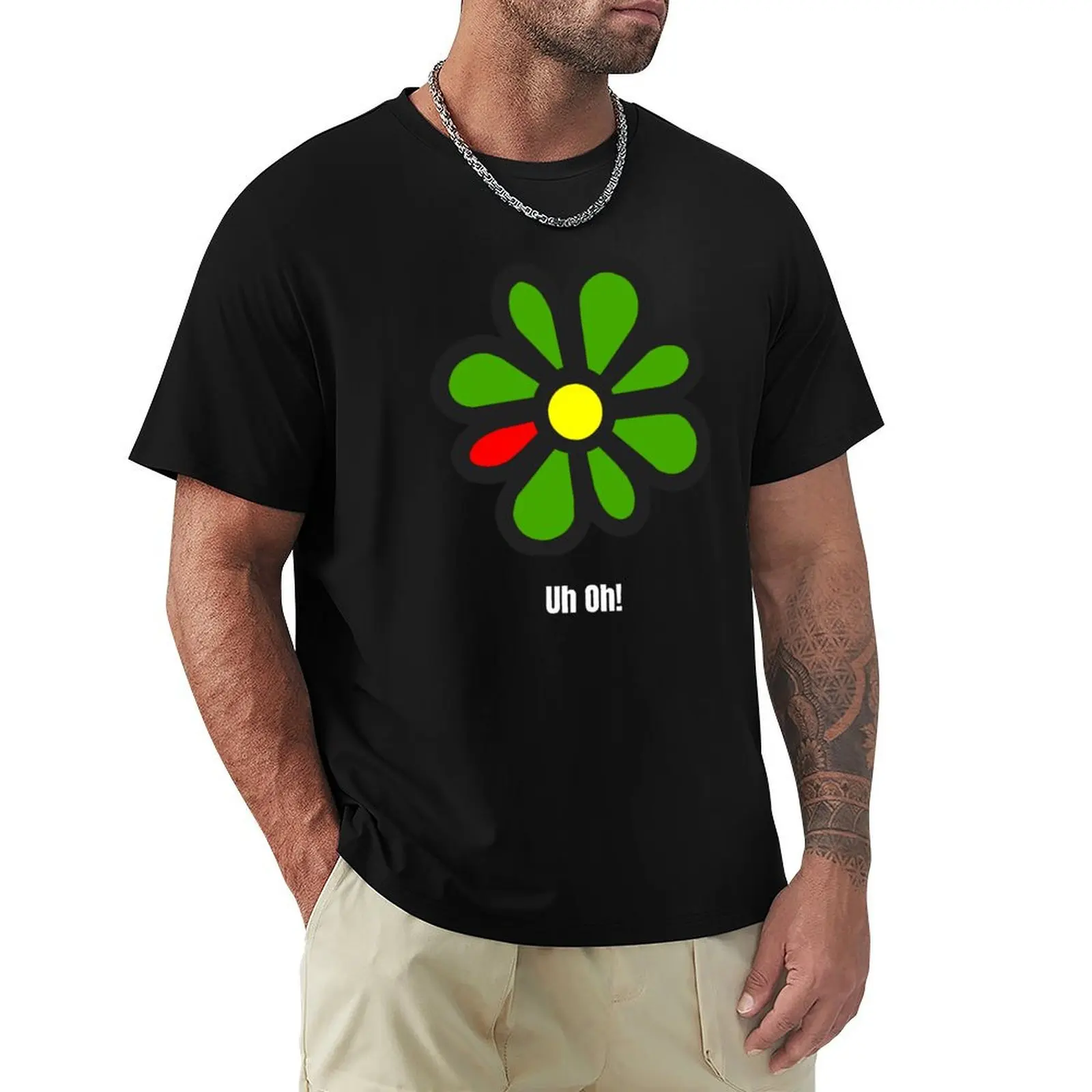 ICQ Uh Oh! T-Shirt funny gifts summer shirt T-shirts oversize rapper graphic tees fitted t shirts for men
ICQ Uh Oh! T-Shirt funny gifts summer shirt T-shirts oversize rapper graphic tees fitted t shirts for men