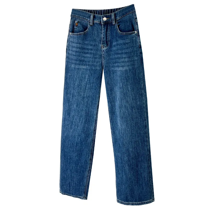 2026 Spring Plus Size High Waist Elastic Jeans Women Embroidery Straight Leg Slim Stretch Pants 2603
2026 Spring Plus Size High Waist Elastic Jeans Women Embroidery Straight Leg Slim Stretch Pants 2603