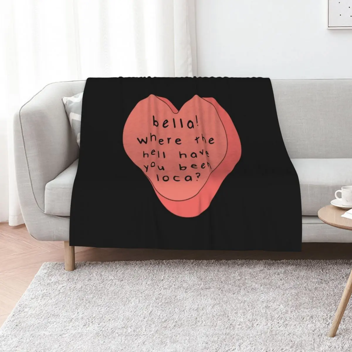 Bella! where the hell have you been loca! candy heart Throw Blanket for babies Beach Stuffeds Decorative Beds Blankets
Bella! where the hell have you been loca! candy heart Throw Blanket for babies Beach Stuffeds Decorative Beds Blankets