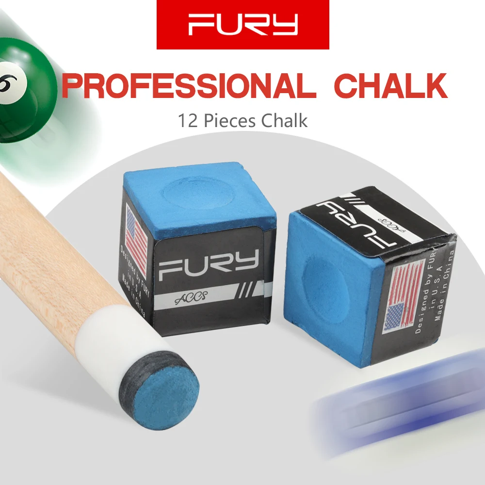 FURY Billiard Chalk Blue Oily Supplies Professional Billar Chalk Non-stick Billiar Accessories
FURY Billiard Chalk Blue Oily Supplies Professional Billar Chalk Non-stick Billiar Accessories