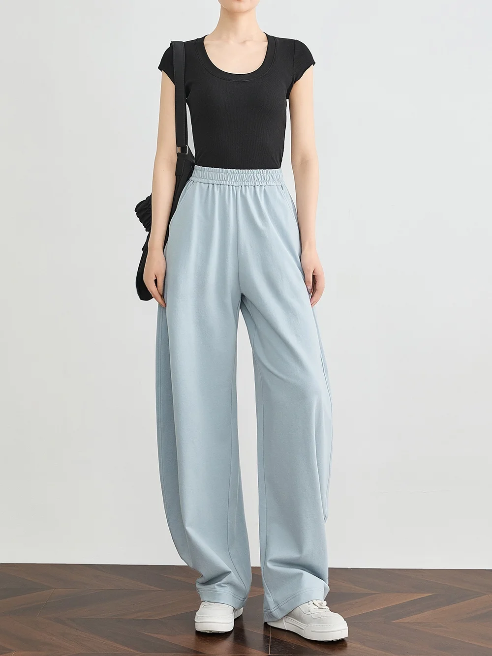 Брюки FALIN с высокой талией и широкими штанинами, светло-голубые, на резинке, удлиненные, повседневные, фасон «бананы», женские, простые, для работы, из смесового хлопка
Брюки FALIN с высокой талией и широкими штанинами, светло-голубые, на резинке, удлиненные, повседневные, фасон «бананы», женские, простые, для работы, из смесового хлопка