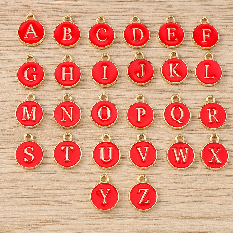 10pcs 11x14mm Cute Enamel English Alphabet A-Z Letter Charms for Jewelry Making Earrigns Pendants Necklaces DIY Crafts Supplies
10pcs 11x14mm Cute Enamel English Alphabet A-Z Letter Charms for Jewelry Making Earrigns Pendants Necklaces DIY Crafts Supplies