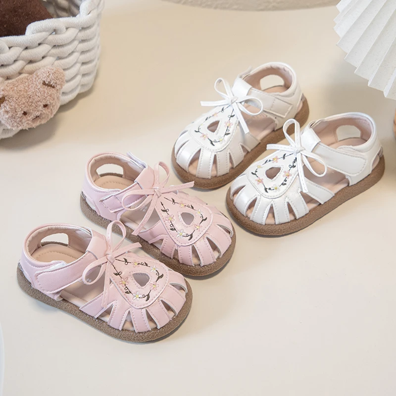 Kid's Shoes Girls Summer Sandals 2026 Flower Embroidered Bowknot Princess Shoes Soft Sole Non-Slip Children's Shoes 21-30
Kid's Shoes Girls Summer Sandals 2026 Flower Embroidered Bowknot Princess Shoes Soft Sole Non-Slip Children's Shoes 21-30