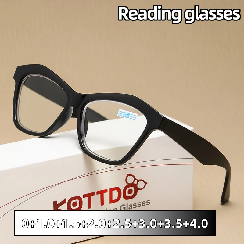 Full-frame Presbyopic Glasses Fashion Cat Eye Frames Care of Eyes Reading Eyewear Blue Light Blocking Glasses for Men Women
Full-frame Presbyopic Glasses Fashion Cat Eye Frames Care of Eyes Reading Eyewear Blue Light Blocking Glasses for Men Women