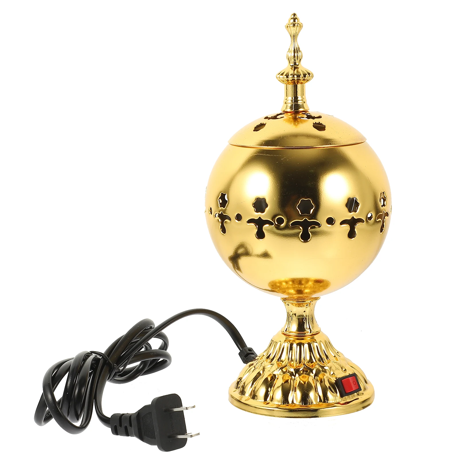 Electric Incense Burner Metal Plug In Aroma Stove Home Fragrance Oil Warmer Decorative Censer Household Burners
Electric Incense Burner Metal Plug In Aroma Stove Home Fragrance Oil Warmer Decorative Censer Household Burners