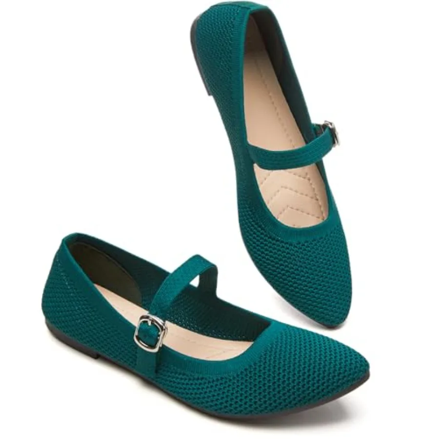 BABUDOG Mesh Ballet Flats for WomenWomen's Mary Jane Flats with Buckle Strap Foldable Flats Shoes for Women Comfortable Dress S
BABUDOG Mesh Ballet Flats for WomenWomen's Mary Jane Flats with Buckle Strap Foldable Flats Shoes for Women Comfortable Dress S