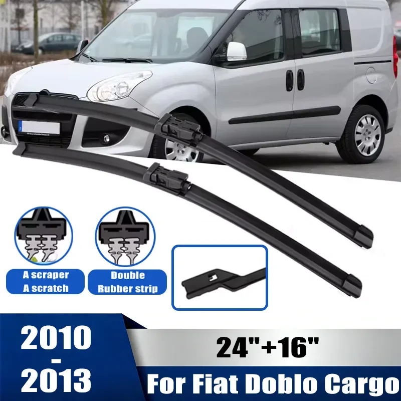 2pcs Wiper Front Wiper Blades Set For Fiat Doblo Cargo 2010-2013 2011 2012 Windshield Windscreen Window 24"+16" Car Accessories
2pcs Wiper Front Wiper Blades Set For Fiat Doblo Cargo 2010-2013 2011 2012 Windshield Windscreen Window 24"+16" Car Accessories