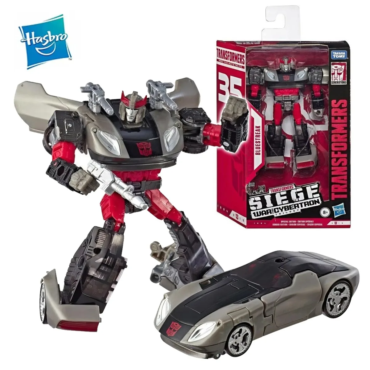 【In Stock】Hasbro Transformers Siege WFC-S64 Bluestreak 35Th Anniversary Action Figure Model Toys Robot Collectible Ornament
【In Stock】Hasbro Transformers Siege WFC-S64 Bluestreak 35Th Anniversary Action Figure Model Toys Robot Collectible Ornament