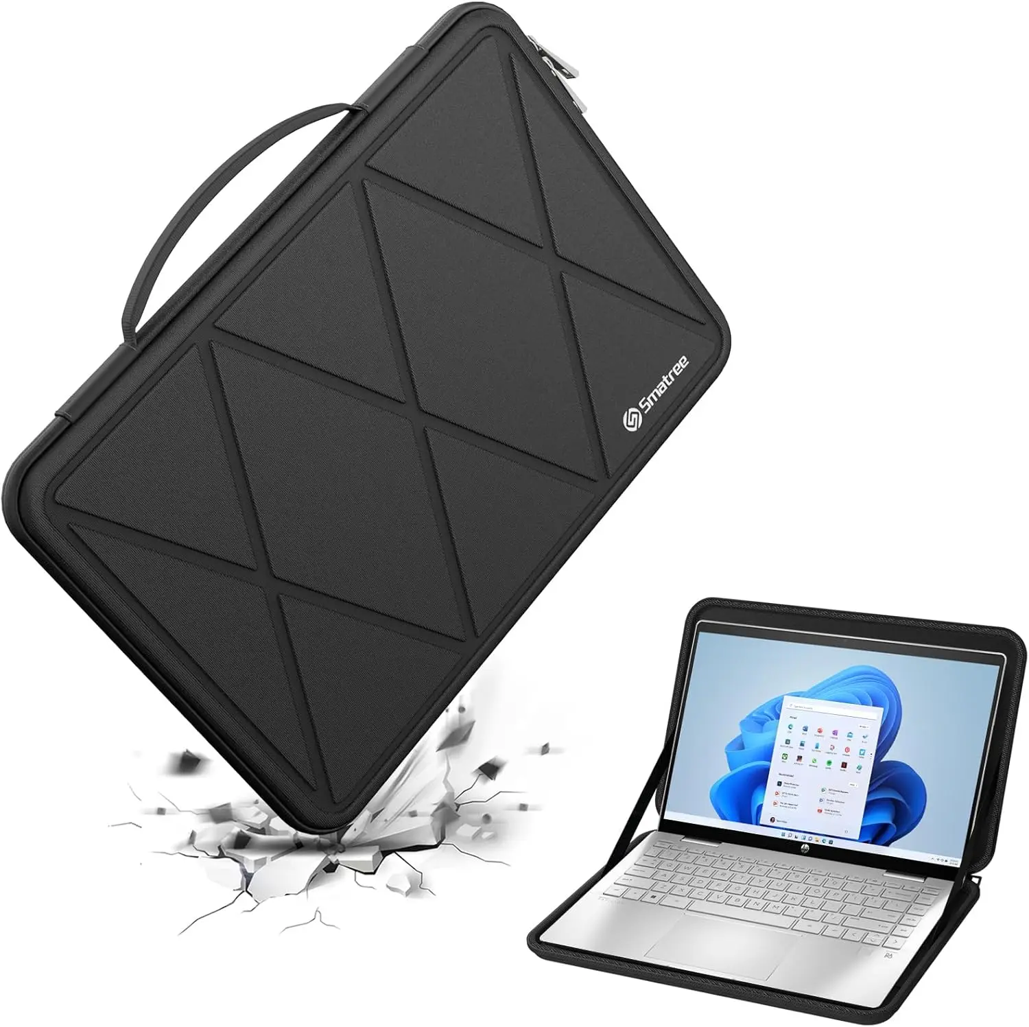 Smatree Hard EVA Protective Case for 14" HP Pavilion x360 2-in-1 Laptop, Compatible with 14" HP Envy Series Laptop Bags
Smatree Hard EVA Protective Case for 14" HP Pavilion x360 2-in-1 Laptop, Compatible with 14" HP Envy Series Laptop Bags