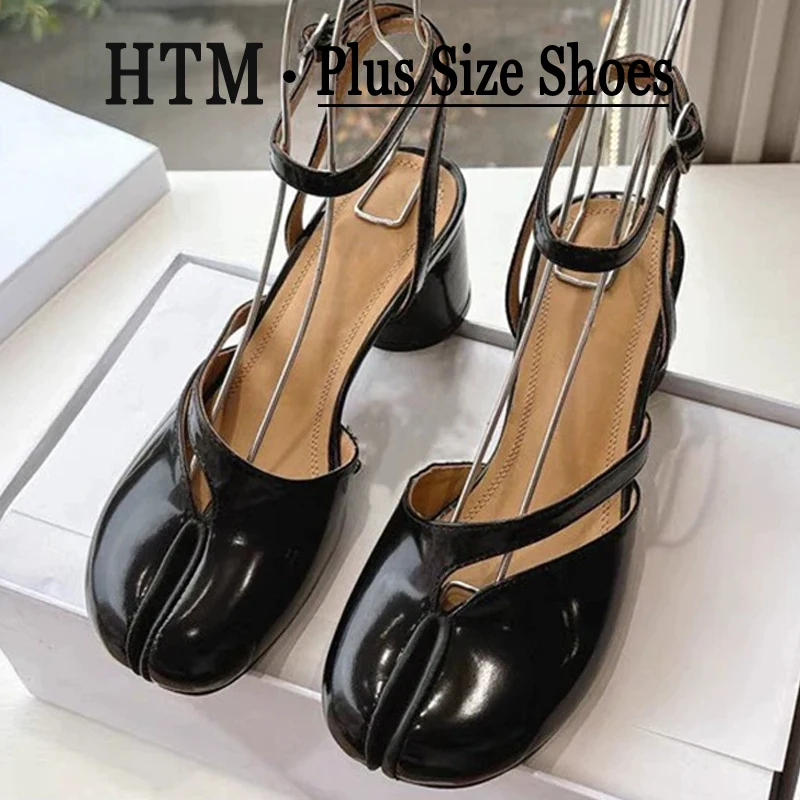 Tabi Sandals Women Brand Designer Cross Ankle Strap Buckle Slingback Chunky High Heels 5CM Elegant Mary Jane Split-toe Shoes
Tabi Sandals Women Brand Designer Cross Ankle Strap Buckle Slingback Chunky High Heels 5CM Elegant Mary Jane Split-toe Shoes