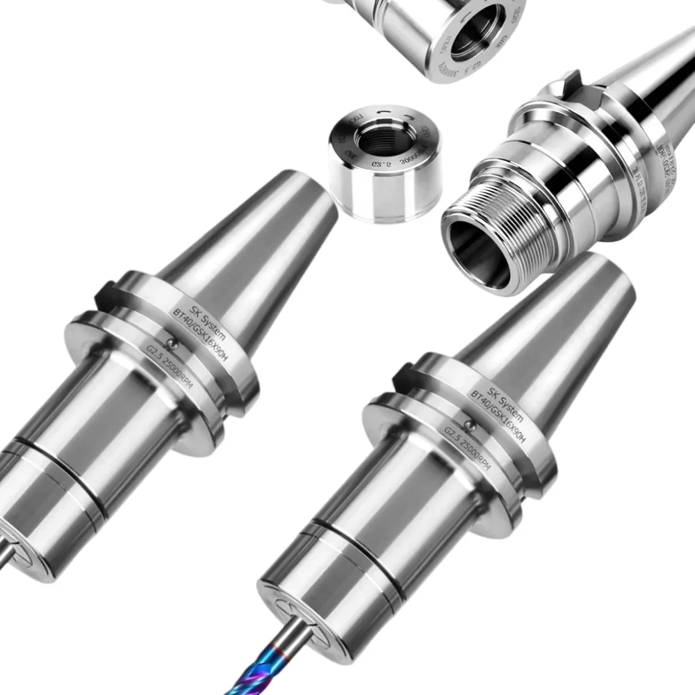 BT Series BT30 BT40 BT50 SK10 SK16 No Keyway Tool Holder for CNC Machining Center High Precision Spindle
BT Series BT30 BT40 BT50 SK10 SK16 No Keyway Tool Holder for CNC Machining Center High Precision Spindle