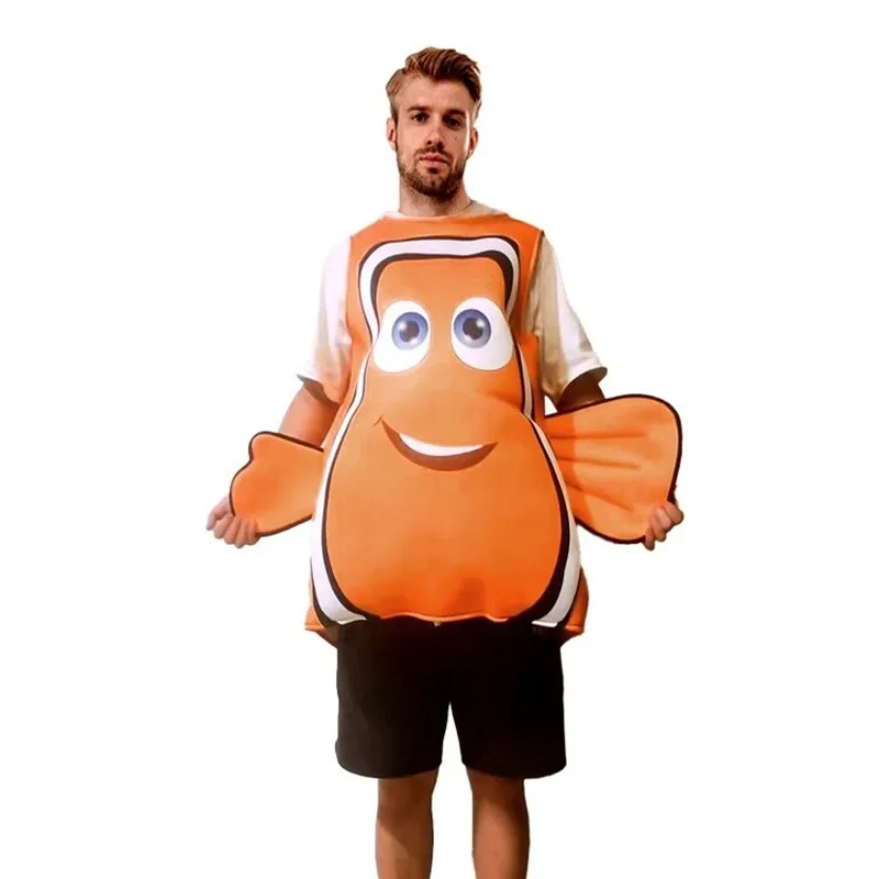 Nemo the Clownfish Jacket Dory Adult Performance Costume Halloween Party Outfit Polyester Material No Brand Label
Nemo the Clownfish Jacket Dory Adult Performance Costume Halloween Party Outfit Polyester Material No Brand Label