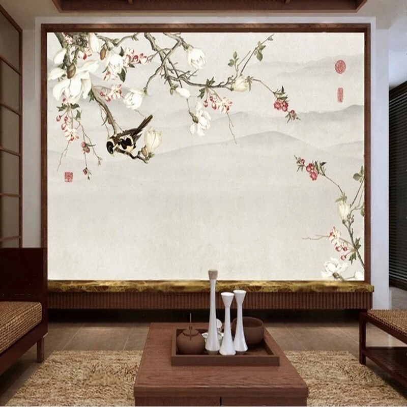Simple Chinese-style home luxurious jade orchid ink-wash landscape TV luxurious home decoration bedroom sofa background wall
Simple Chinese-style home luxurious jade orchid ink-wash landscape TV luxurious home decoration bedroom sofa background wall