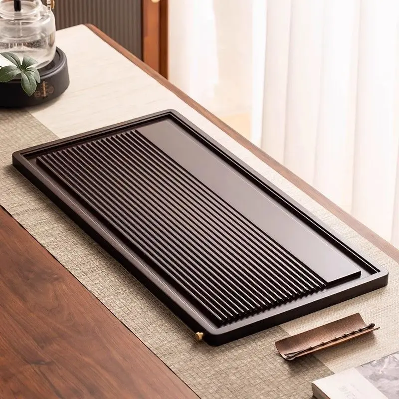 New tea tray Solid wood household simple kung fu drainage tea set Bakenwood tea tray block tea table tea sea rectangular tea s
New tea tray Solid wood household simple kung fu drainage tea set Bakenwood tea tray block tea table tea sea rectangular tea s
