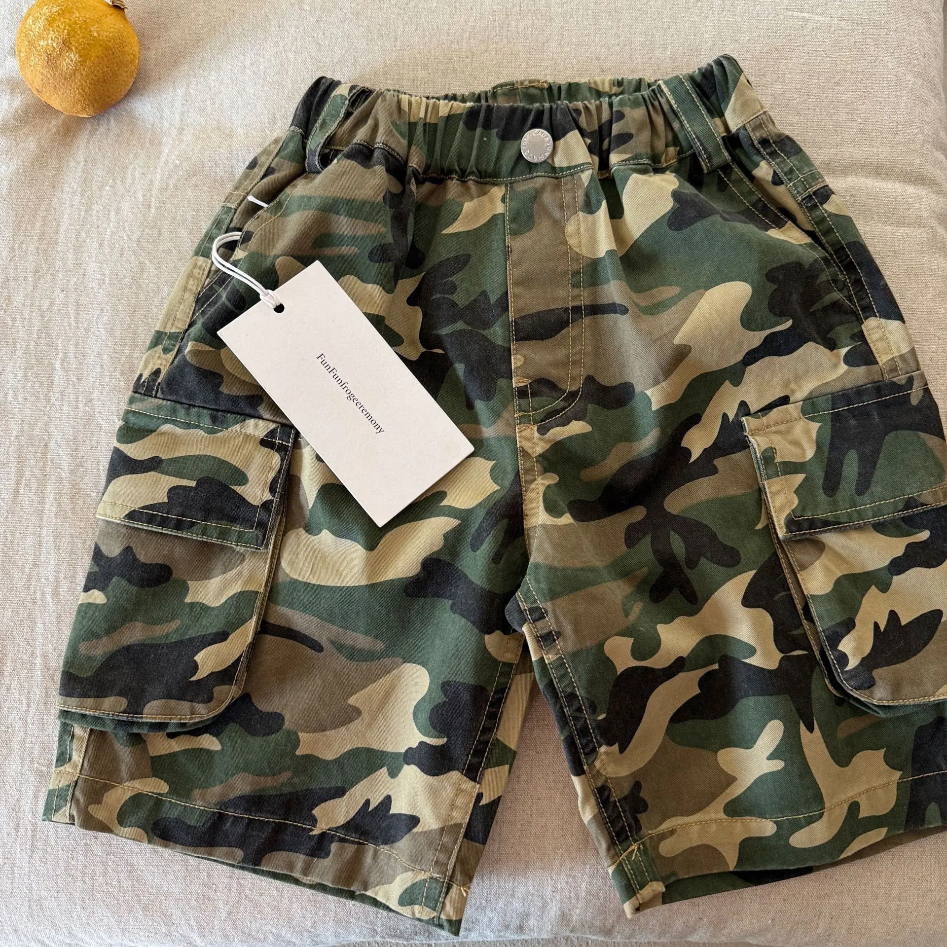 2026 Summer New Children Loose Shorts Cotton Toddler Boys Casual Camouflage Big Pocket Cargo Pants Fashion Kids Clothes
2026 Summer New Children Loose Shorts Cotton Toddler Boys Casual Camouflage Big Pocket Cargo Pants Fashion Kids Clothes