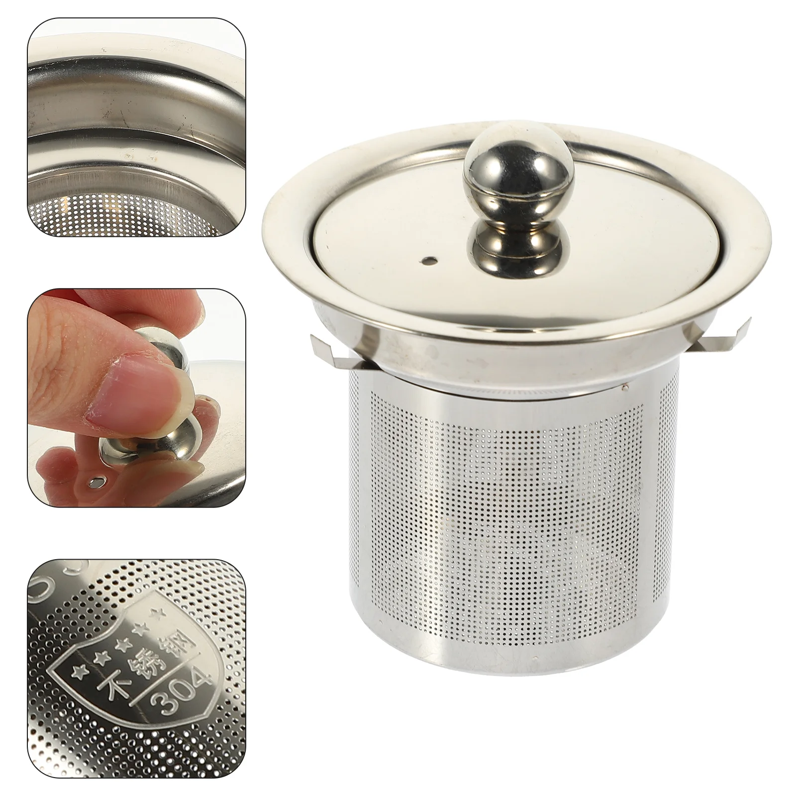 Teapot Strainer Infuser Stainless Steel Filters Coffee Mesh Home Dorm Strainers
Teapot Strainer Infuser Stainless Steel Filters Coffee Mesh Home Dorm Strainers