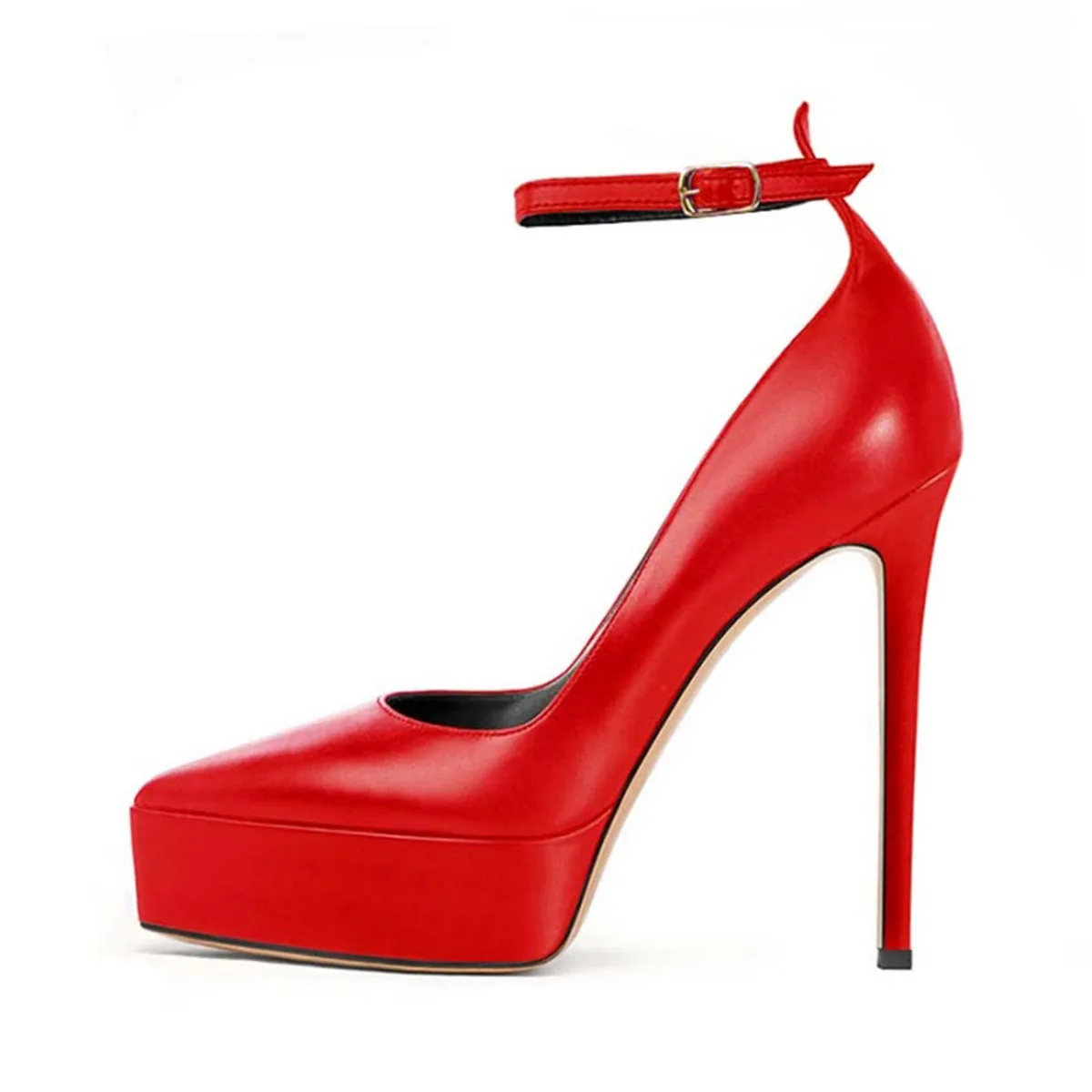 Arden Furtado 2026 spring Pointed to thin heels Platform pumps Super high heel Sexy One word buckle Single shoe Banquet shoes
Arden Furtado 2026 spring Pointed to thin heels Platform pumps Super high heel Sexy One word buckle Single shoe Banquet shoes