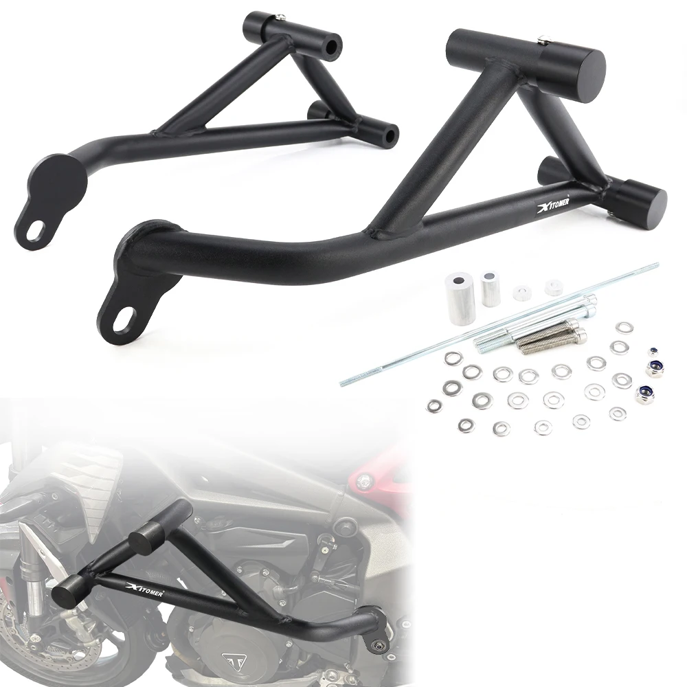 Motorcycle Steel Stunt Crash Cage Engine Guard For TRIUMPH STREET TRIPLE 675 765 / RS 765 Highway Bar Bumper Protector Race Rail
Motorcycle Steel Stunt Crash Cage Engine Guard For TRIUMPH STREET TRIPLE 675 765 / RS 765 Highway Bar Bumper Protector Race Rail