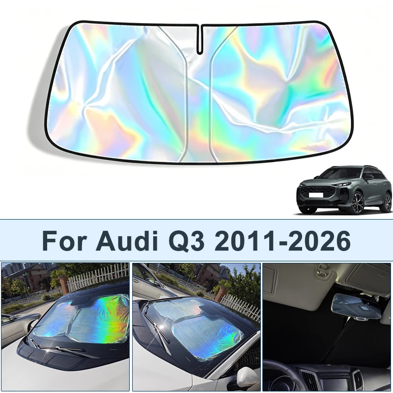 Foldable Front Windshield Sun Shade For Audi Q3 2011-2026 UV Reflective Sun Protection Cover Car Interior Accessories
Foldable Front Windshield Sun Shade For Audi Q3 2011-2026 UV Reflective Sun Protection Cover Car Interior Accessories