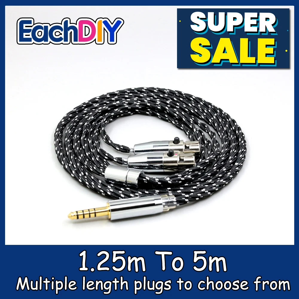 OCC Mixed OFC Twisting Nylon Earphone Cable For Meze Empyrean Audeze LCD-24 Open Back Planar Magnetic headphone LN008709
OCC Mixed OFC Twisting Nylon Earphone Cable For Meze Empyrean Audeze LCD-24 Open Back Planar Magnetic headphone LN008709