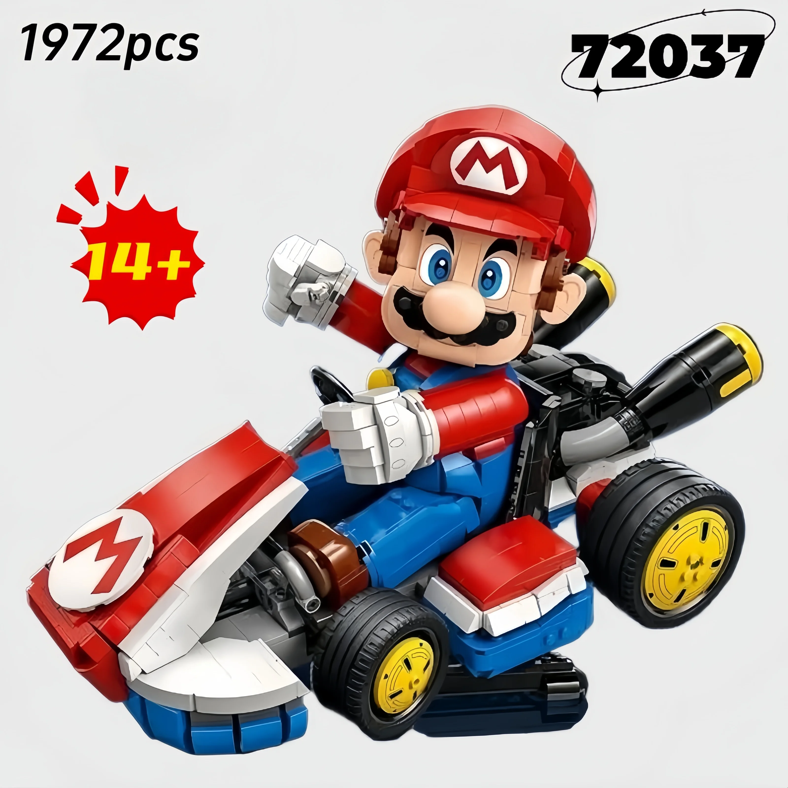 1972Pcs 2025 New 72037 Standard Kart Car Model Building Blocks City Car Assembly Bricks Toys for Kids Birthday gifts
1972Pcs 2025 New 72037 Standard Kart Car Model Building Blocks City Car Assembly Bricks Toys for Kids Birthday gifts