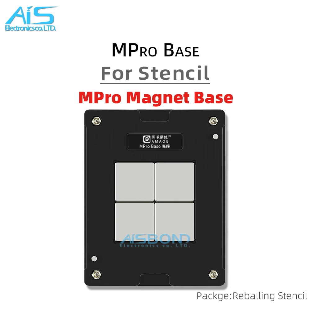 MPro 4 Shape Magnet Base Middle Layer Reballing Stencil Template For Amaoe Positioning Solder Tin Planting Net
MPro 4 Shape Magnet Base Middle Layer Reballing Stencil Template For Amaoe Positioning Solder Tin Planting Net