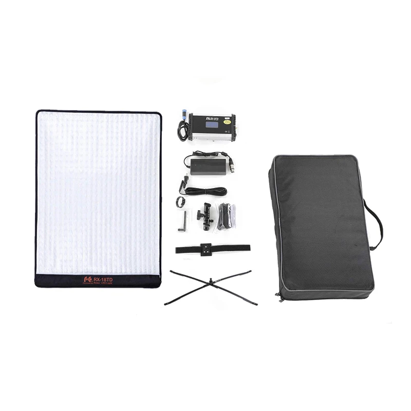 RX-18TD Photography Portable Flexible Bi-color 3000K-5600K Dimmable 100W Photo Video Studio LED Light
RX-18TD Photography Portable Flexible Bi-color 3000K-5600K Dimmable 100W Photo Video Studio LED Light