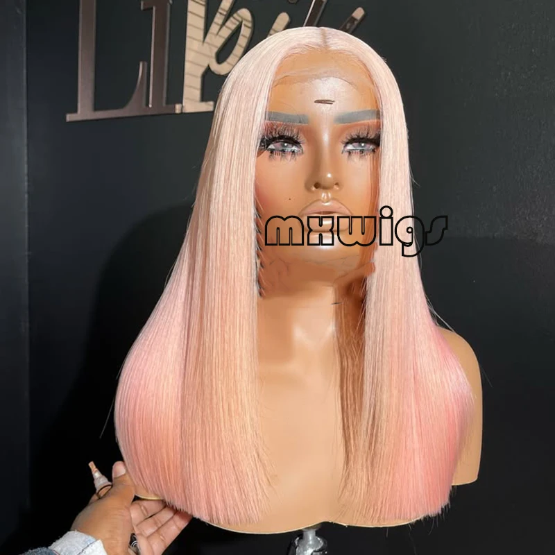 MXWIG Synthetic Hair Pink Straight Short Glueless 13X4 Lace Front Wig For Black Women Preplucked Daily Fiber Cosplay
MXWIG Synthetic Hair Pink Straight Short Glueless 13X4 Lace Front Wig For Black Women Preplucked Daily Fiber Cosplay