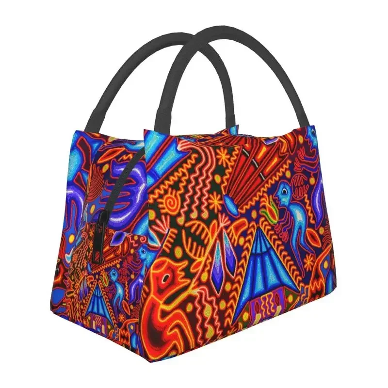 Huichol традиционная термоизолированная сумка для обеда, женская шаманская церемония, народное искусство, портативная сумка для обеда, коробка для еды
Huichol традиционная термоизолированная сумка для обеда, женская шаманская церемония, народное искусство, портативная сумка для обеда, коробка для еды