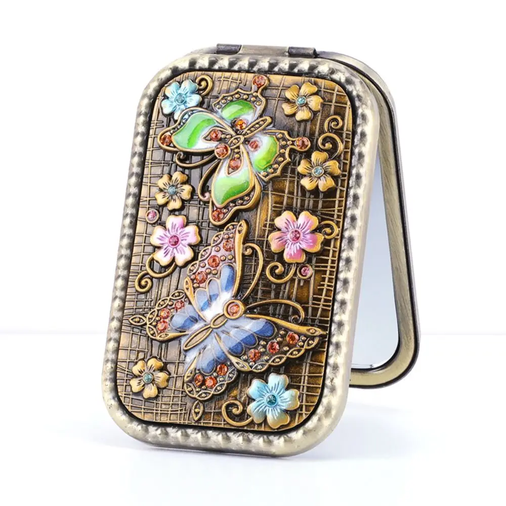 Vintage Makeup Mirror Square Retro Compact Pocket Mirror Castle Hollow-out Cosmetic Folding Mirror Dressing Gift Mirror
Vintage Makeup Mirror Square Retro Compact Pocket Mirror Castle Hollow-out Cosmetic Folding Mirror Dressing Gift Mirror
